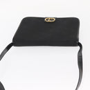 Christian Dior Shoulder Bag Nylon Black gold Auth bs31359-6
