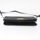 Christian Dior Shoulder Bag Nylon Black gold Auth bs31359-5