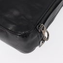 BOTTEGA VENETA INTRECCIATO Clutch Bag Leather Black Auth bs31360-16