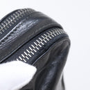 BOTTEGA VENETA INTRECCIATO Clutch Bag Leather Black Auth bs31360-9