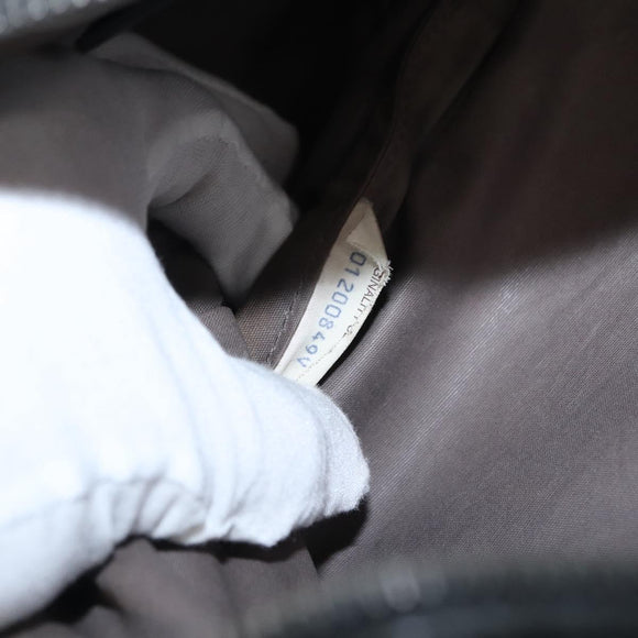 BOTTEGA VENETA INTRECCIATO Clutch Bag Leather Black Auth bs31360