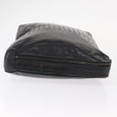 BOTTEGA VENETA INTRECCIATO Clutch Bag Leather Black Auth bs31360-3