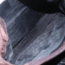 PRADA Hand Bag Nylon Brown Silver Auth bs31363-22