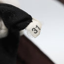 PRADA Hand Bag Nylon Brown Silver Auth bs31363-23