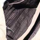 PRADA Hand Bag Nylon Khaki Silver Auth bs31364-17