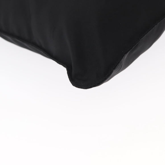 PRADA Shoulder Bag Nylon Black Silver Auth bs31365