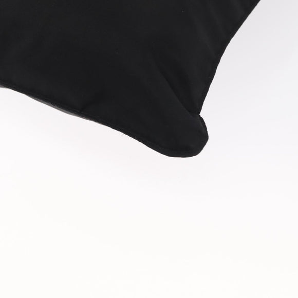 PRADA Shoulder Bag Nylon Black Silver Auth bs31365