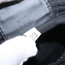 PRADA Shoulder Bag Nylon Black Silver Auth bs31365-12