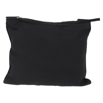 PRADA Shoulder Bag Nylon Black Silver Auth bs31365 - 0