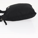PRADA Shoulder Bag Nylon Black Silver Auth bs31365-4