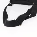 PRADA Shoulder Bag Nylon Black Silver Auth bs31365-7