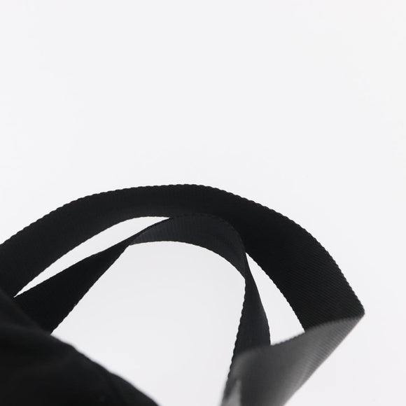 PRADA Backpack Nylon Black Silver Auth bs31366