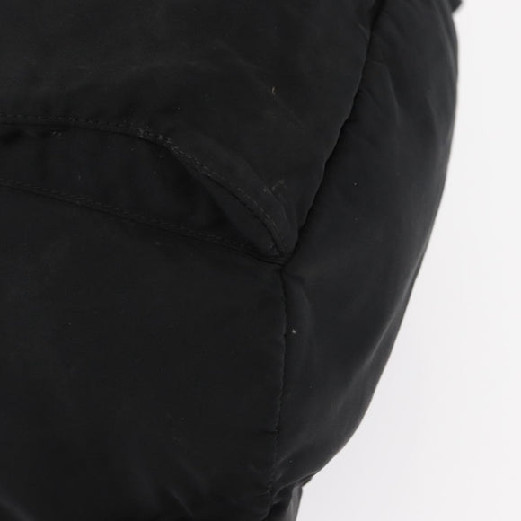 PRADA Backpack Nylon Black Silver Auth bs31366