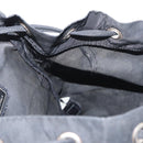 PRADA Backpack Nylon Black Silver Auth bs31366-23