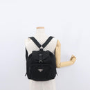 PRADA Backpack Nylon Black Silver Auth bs31366-27