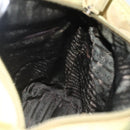 PRADA Hand Bag Nylon Green Silver Auth bs31369-20