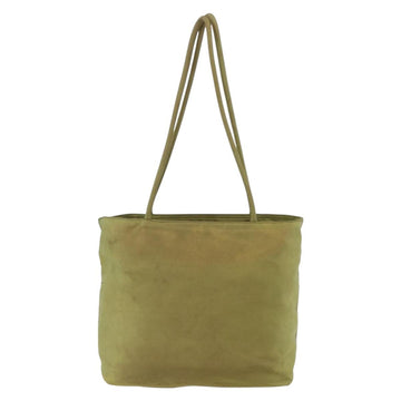 PRADA Hand Bag Nylon Green Silver Auth bs31369 - 0