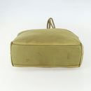 PRADA Hand Bag Nylon Green Silver Auth bs31369-5