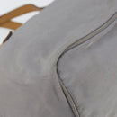 PRADA Hand Bag Nylon Gray Silver Auth bs31370-14