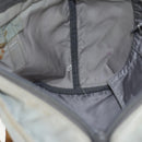 PRADA Hand Bag Nylon Gray Silver Auth bs31370-20