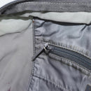 PRADA Hand Bag Nylon Gray Silver Auth bs31370-21