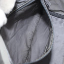 PRADA Hand Bag Nylon Gray Silver Auth bs31370-22