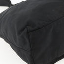 PRADA Tote Bag Nylon Black Silver Auth bs31371-16