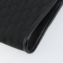 Christian Dior Trotter Canvas Chain Shoulder Bag Black Gold Auth bs31374-10