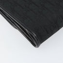 Christian Dior Trotter Canvas Chain Shoulder Bag Black Gold Auth bs31374-11