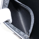 Christian Dior Trotter Canvas Chain Shoulder Bag Black Gold Auth bs31374-19