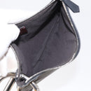 FENDI Triplet Clutch Bag Leather Multicolor Silver Auth bs31387-17