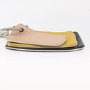 FENDI Triplet Clutch Bag Leather Multicolor Silver Auth bs31387-9