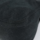 FENDI Mamma Baguette Shoulder Bag Cotton Gray Auth bs31388-16