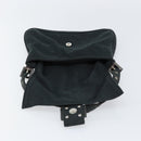 FENDI Mamma Baguette Shoulder Bag Cotton Gray Auth bs31388-9