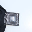 FENDI Mamma Baguette Shoulder Bag Cotton Gray Auth bs31388-11