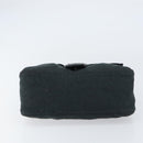 FENDI Mamma Baguette Shoulder Bag Cotton Gray Auth bs31388-5