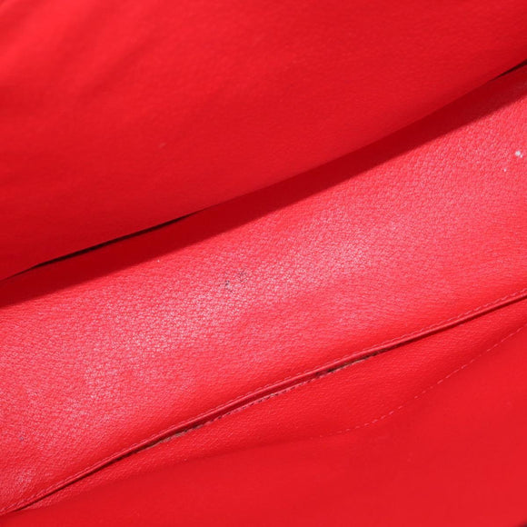 CELINE Tote Bag Leather Black Gold Auth bs31390