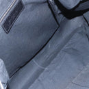 BALENCIAGA Business Bag Leather Black Silver Auth bs31393-11