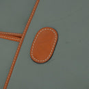 VALENTINO Garment Cover Leather Green Gold Auth bs31394-18