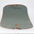 VALENTINO Garment Cover Leather Green Gold Auth bs31394-20