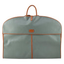 VALENTINO Garment Cover Leather Green Gold Auth bs31394-13