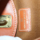 VALENTINO Garment Cover Leather Green Gold Auth bs31394-12