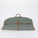 VALENTINO Garment Cover Leather Green Gold Auth bs31394-5