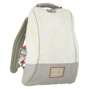 CHANEL Sports Line Backpack Coated Canvas Gray CC Auth bs31396-1