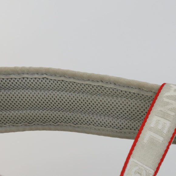 CHANEL Sports Line Backpack Coated Canvas Gray CC Auth bs31396