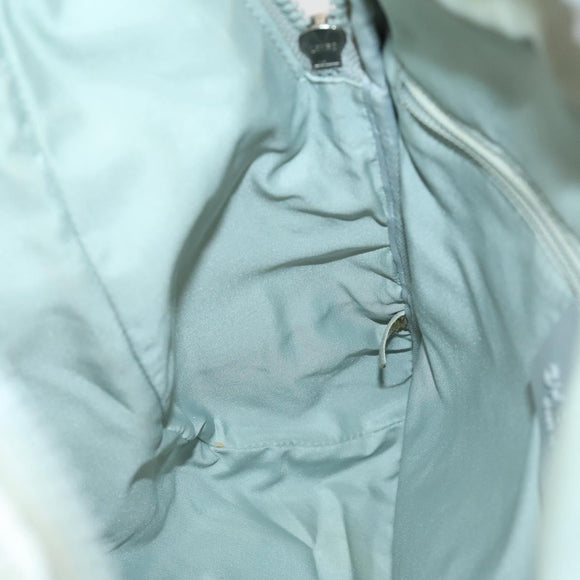 CHANEL Sports Line Backpack Coated Canvas Gray CC Auth bs31396