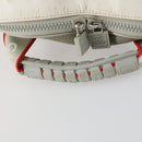 CHANEL Sports Line Backpack Coated Canvas Gray CC Auth bs31396-7