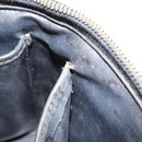 CHANEL Matelasse Vanity Pouch Enamel Black Gold CC Auth bs31398-23