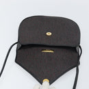 SAINT LAURENT Shoulder Bag PVC Leather Gray Gold Auth bs31403-15