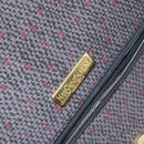 SAINT LAURENT Shoulder Bag PVC Leather Gray Gold Auth bs31403-16